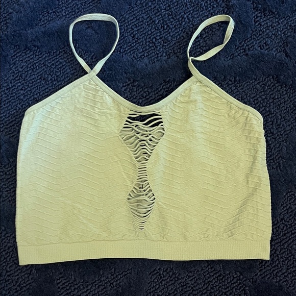 BKE Light Green Textured Top - Picture 1 of 4